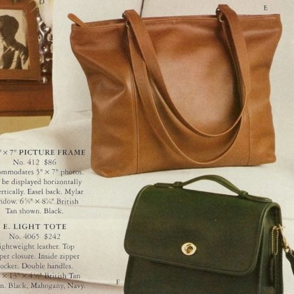Coach Handbags - VTG 1970s Coach Court Bag Black Leather